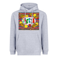 Heather Grey taco fiesta Heavyweight Hoodie - Zillion Design Studio