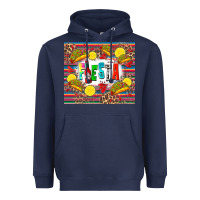 Navy taco fiesta Heavyweight Hoodie - Zillion Design Studio