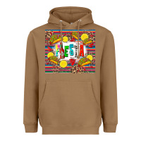 Toasted Coconut taco fiesta Heavyweight Hoodie - Zillion Design Studio