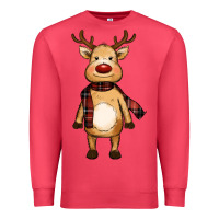 Cardinal cute reindeer Premium Sweatshirt - RanaPortraitStore