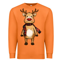 Carrot cute reindeer Premium Sweatshirt - RanaPortraitStore