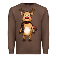 Chestnut cute reindeer Premium Sweatshirt - RanaPortraitStore