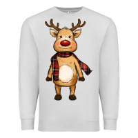 Dove Grey cute reindeer Premium Sweatshirt - RanaPortraitStore