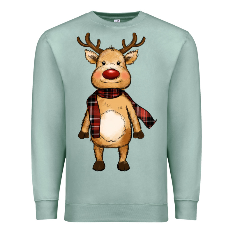 Cute Reindeer Premium Sweatshirt by RanaPortraitStore | Teevron
