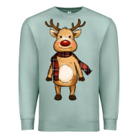 Seafoam cute reindeer Premium Sweatshirt - RanaPortraitStore