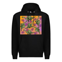 Black dinosaur brontosaurus Premium Hoodie - Artiststas