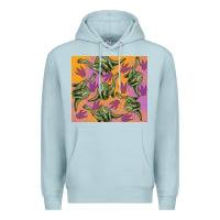 Blue Mist dinosaur brontosaurus Premium Hoodie - Artiststas