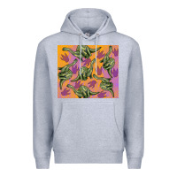 Heather Grey dinosaur brontosaurus Premium Hoodie - Artiststas