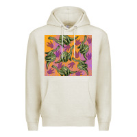 Oatmeal Heather dinosaur brontosaurus Premium Hoodie - Artiststas
