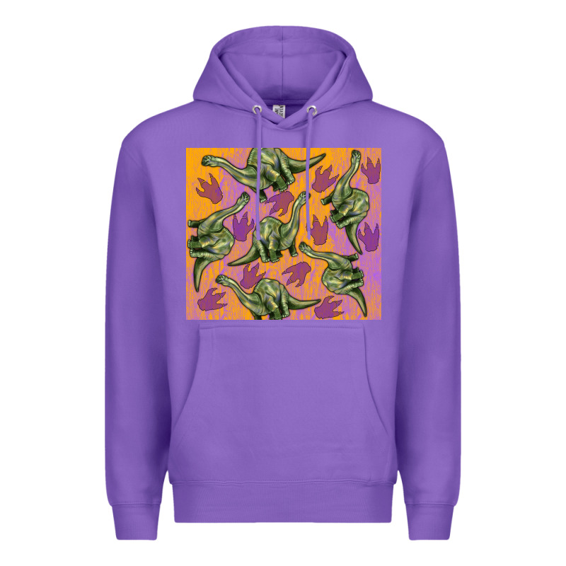 Dinosaur Brontosaurus Premium Hoodie by Artiststas | Teevron