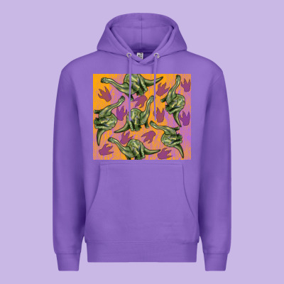 Dinosaur Brontosaurus Premium Hoodie Designed By Artiststas
