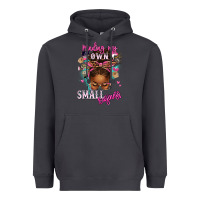 Smoke minding my own small business afro messy bun Heavyweight Hoodie - texasbilliewilder