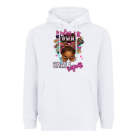 White minding my own small business afro messy bun Heavyweight Hoodie - texasbilliewilder