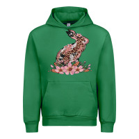 Emerald bunny with blossom flower Urban Hoodie - Artiststas