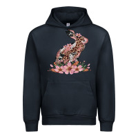 Navy bunny with blossom flower Urban Hoodie - Artiststas