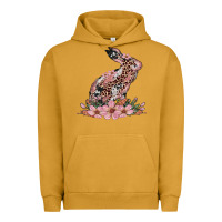 Pigment Peanut Butter bunny with blossom flower Urban Hoodie - Artiststas