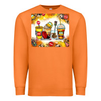 Carrot bus driver coffee cups Premium Sweatshirt - Zillion Design Studio