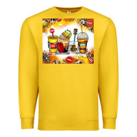 Lemon bus driver coffee cups Premium Sweatshirt - Zillion Design Studio