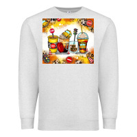 Oatmeal Heather bus driver coffee cups Premium Sweatshirt - Zillion Design Studio
