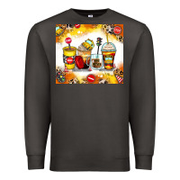 Smoke bus driver coffee cups Premium Sweatshirt - Zillion Design Studio