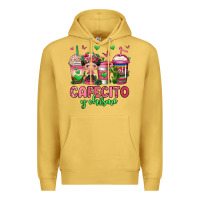 Antique Gold cafecito y chisme coffee cups Premium Hoodie - Jasminsmagicworld