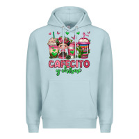 Blue Mist cafecito y chisme coffee cups Premium Hoodie - Jasminsmagicworld