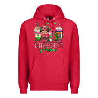 Cardinal cafecito y chisme coffee cups Premium Hoodie - Jasminsmagicworld
