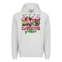 Dove Grey cafecito y chisme coffee cups Premium Hoodie - Jasminsmagicworld