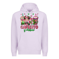 Lilac cafecito y chisme coffee cups Premium Hoodie - Jasminsmagicworld