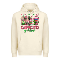 Sandshell cafecito y chisme coffee cups Premium Hoodie - Jasminsmagicworld