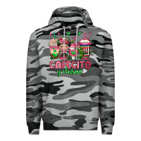 Slate Camo cafecito y chisme coffee cups Premium Hoodie - Jasminsmagicworld