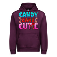 Mauve Wine candy cane cutie Urban Hoodie - AdoDesignShop