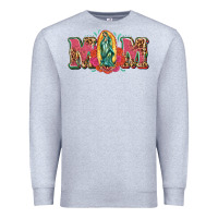 Heather Grey mom mexica Premium Sweatshirt - texasbilliewilder