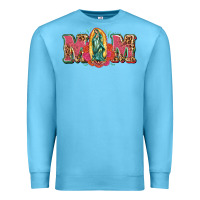 Ocean Blue mom mexica Premium Sweatshirt - texasbilliewilder
