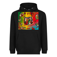 Black mexico hearts Heavyweight Hoodie - Zillion Design Studio