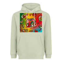 Matcha mexico hearts Heavyweight Hoodie - Zillion Design Studio