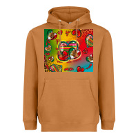 Meerkat mexico hearts Heavyweight Hoodie - Zillion Design Studio