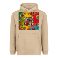 Mushroom mexico hearts Heavyweight Hoodie - Zillion Design Studio