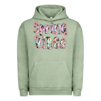 Pigment Oil Green spring vibes Urban Hoodie - Artiststas