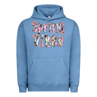 Pigment Pebble Blue spring vibes Urban Hoodie - Artiststas