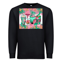 Black respiratory therapist coffee cups Premium Sweatshirt - Zillion Design Studio
