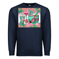 Navy respiratory therapist coffee cups Premium Sweatshirt - Zillion Design Studio