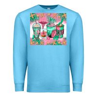 Ocean Blue respiratory therapist coffee cups Premium Sweatshirt - Zillion Design Studio