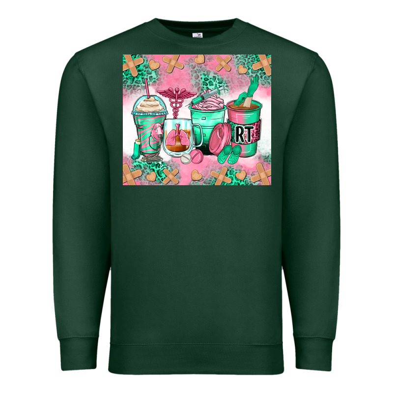 Respiratory Therapist Coffee Cups Premium Sweatshirt by Zillion Design Studio | Teevron