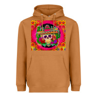 Meerkat mexican skull Heavyweight Hoodie - Zillion Design Studio