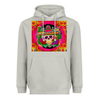 Moon Dust mexican skull Heavyweight Hoodie - Zillion Design Studio