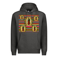 Charcoal Heather our lady of guadalupe tumbler Premium Hoodie - JahusDesignShop