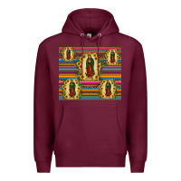Burgundy our lady of guadalupe tumbler Premium Hoodie - JahusDesignShop