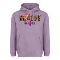 Lavender moody heifer with leopard tbw Heavyweight Hoodie - texasbilliewilder