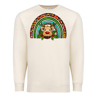Sandshell reindeer rainbow christmas Premium Sweatshirt - RanaPortraitStore
